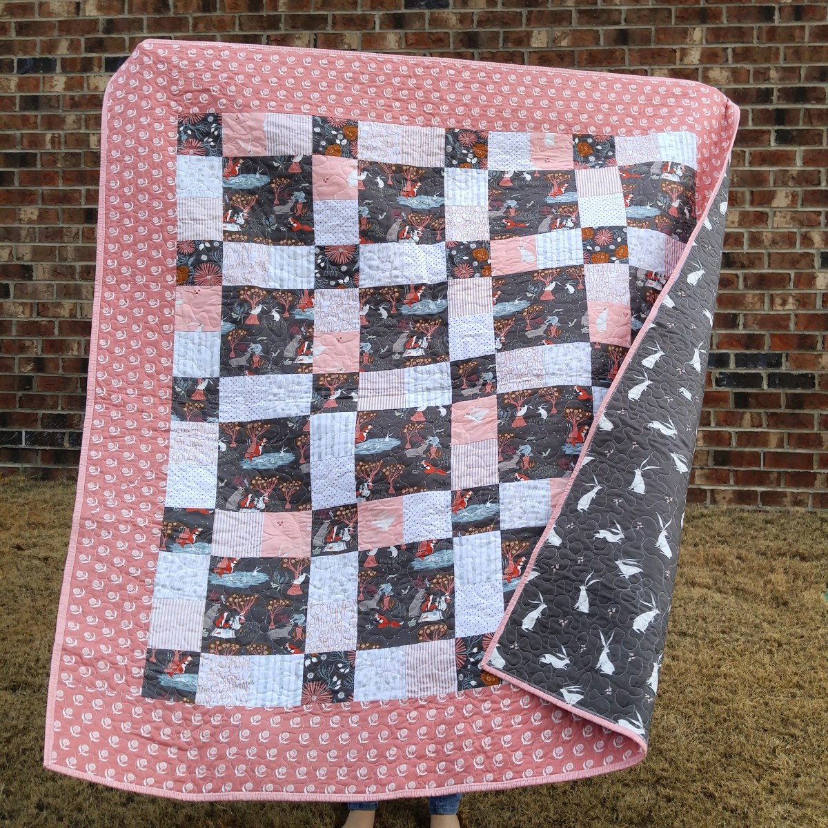 {Ready To Ship!} Quilt For Your Woodland Princess